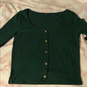 Long sleeve crop top XL